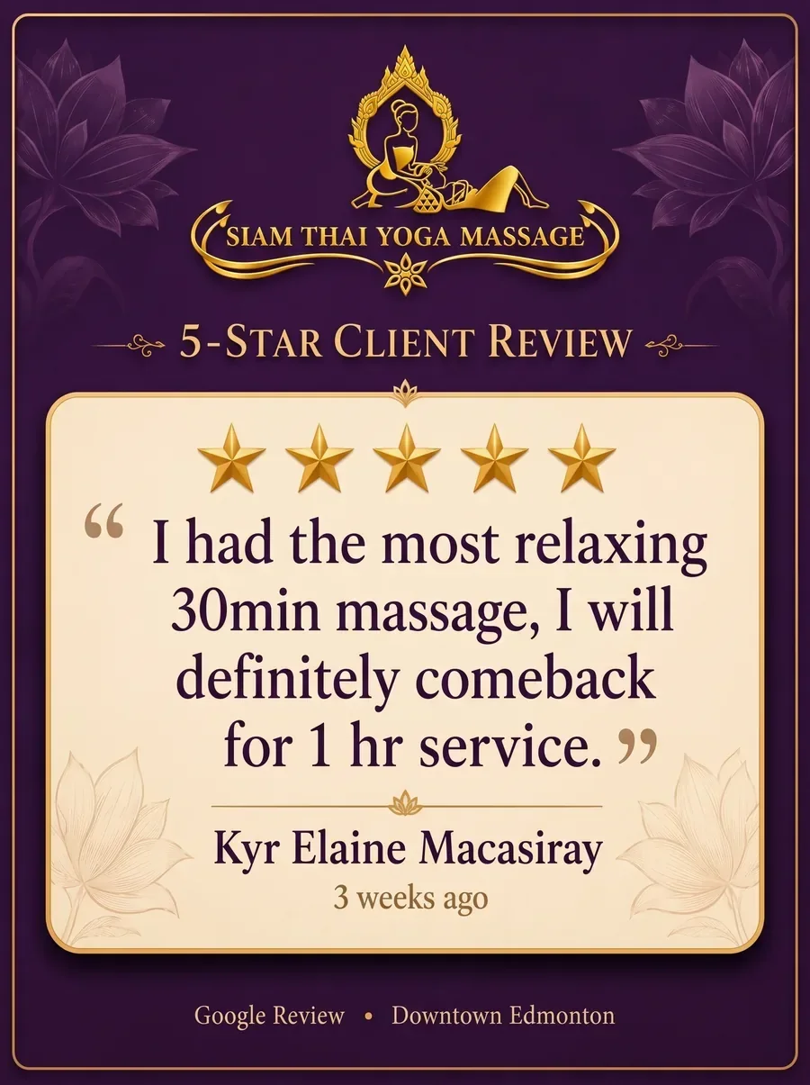 Siam Thai Yoga Massage review screenshot