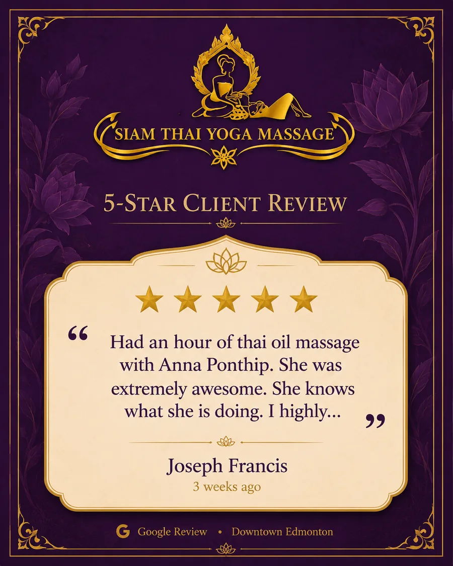 Joseph Francis review screenshot for Siam Thai Yoga Massage